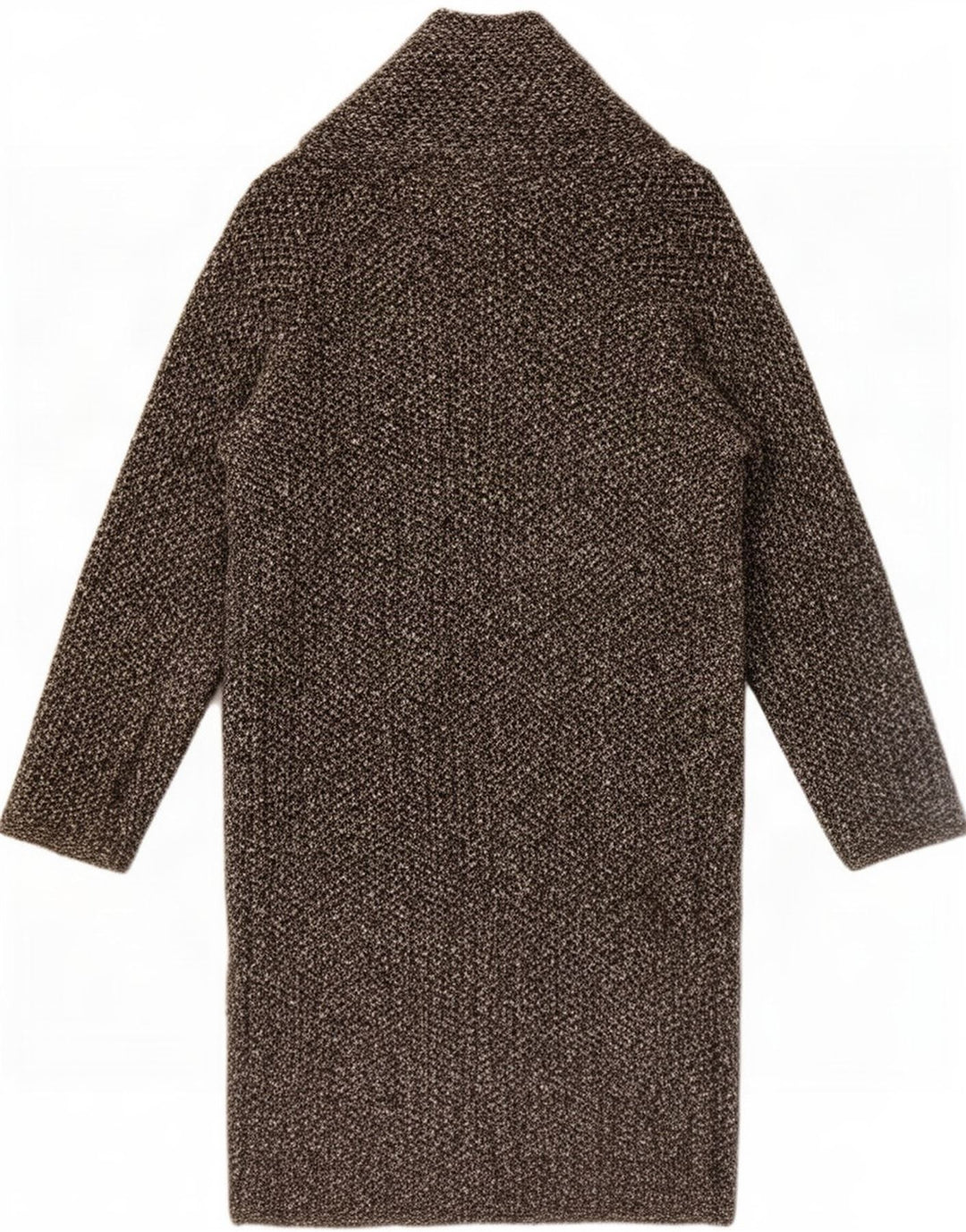 Sobretudo aberto oversized feminino Zara UK 10 pequeno cinza acrílico