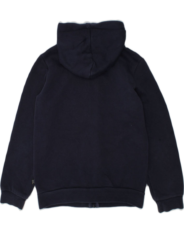PUMA Boys Graphic Zip Hoodie Sweater 9-10 Years Blue Cotton | Vintage Puma | Thrift | Second-Hand Puma | Used Clothing | Messina Hembry 