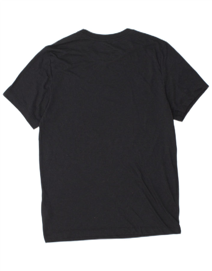 Camiseta Nike Masculina Dri Fit Graphic Top Pequeno Poliéster Preto