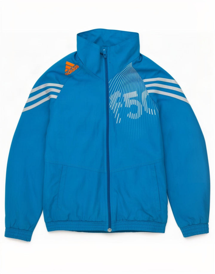 Jaqueta Adidas Boys F50 Graphic Treino Top 11-12 Anos Azul Poliéster