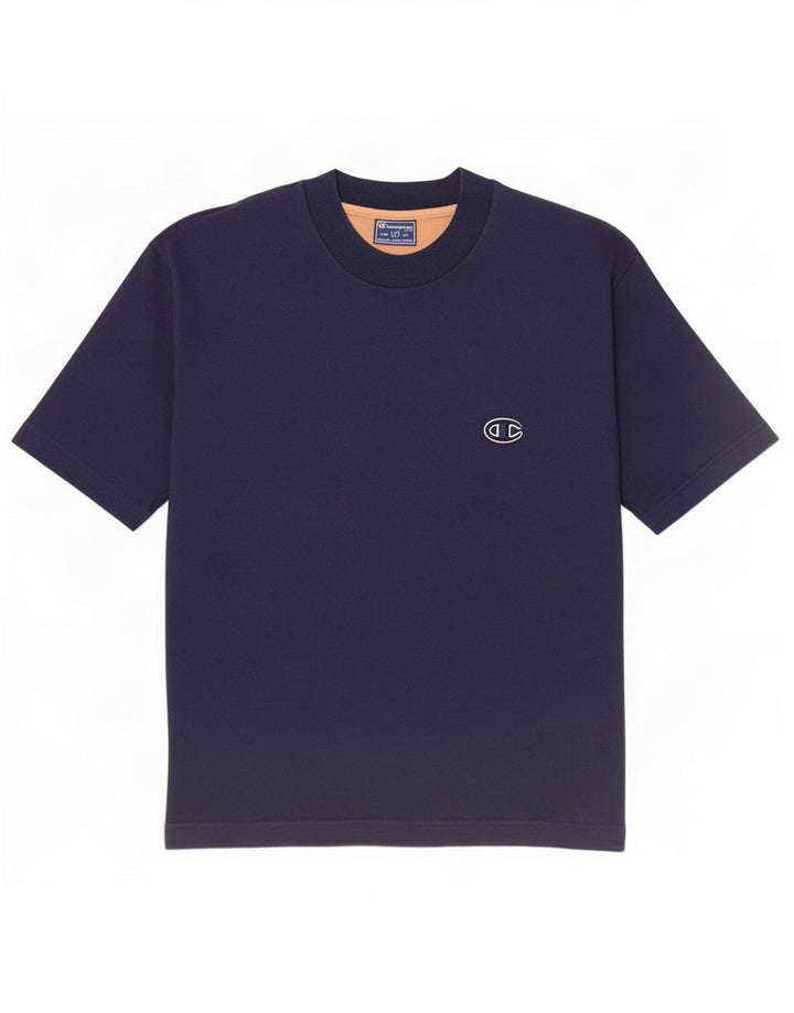 Camiseta masculina Champion pequena azul marinho