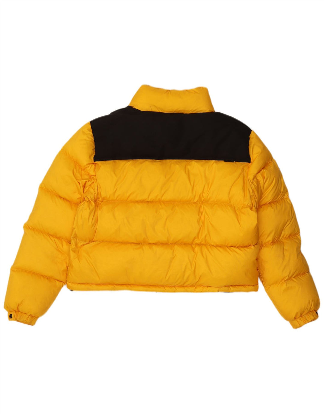 Jaqueta Superdry Feminina Crop Acolchoada UK 16 Grande Colourblock Amarelo Nylon