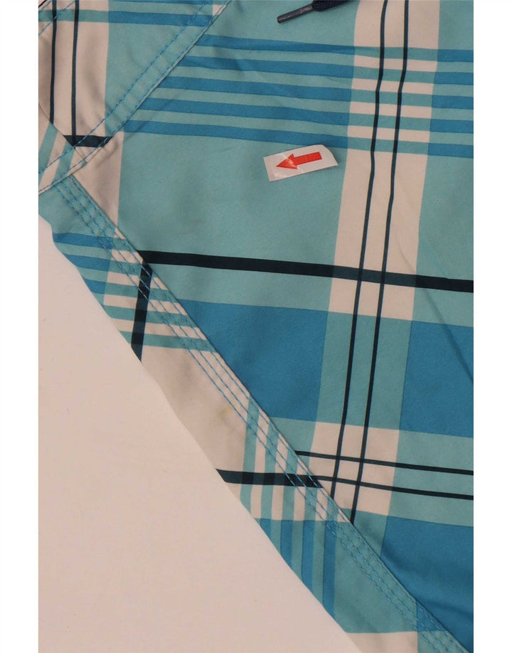 Shorts de natação Hurley Boys Graphic 5-6 anos poliéster xadrez azul