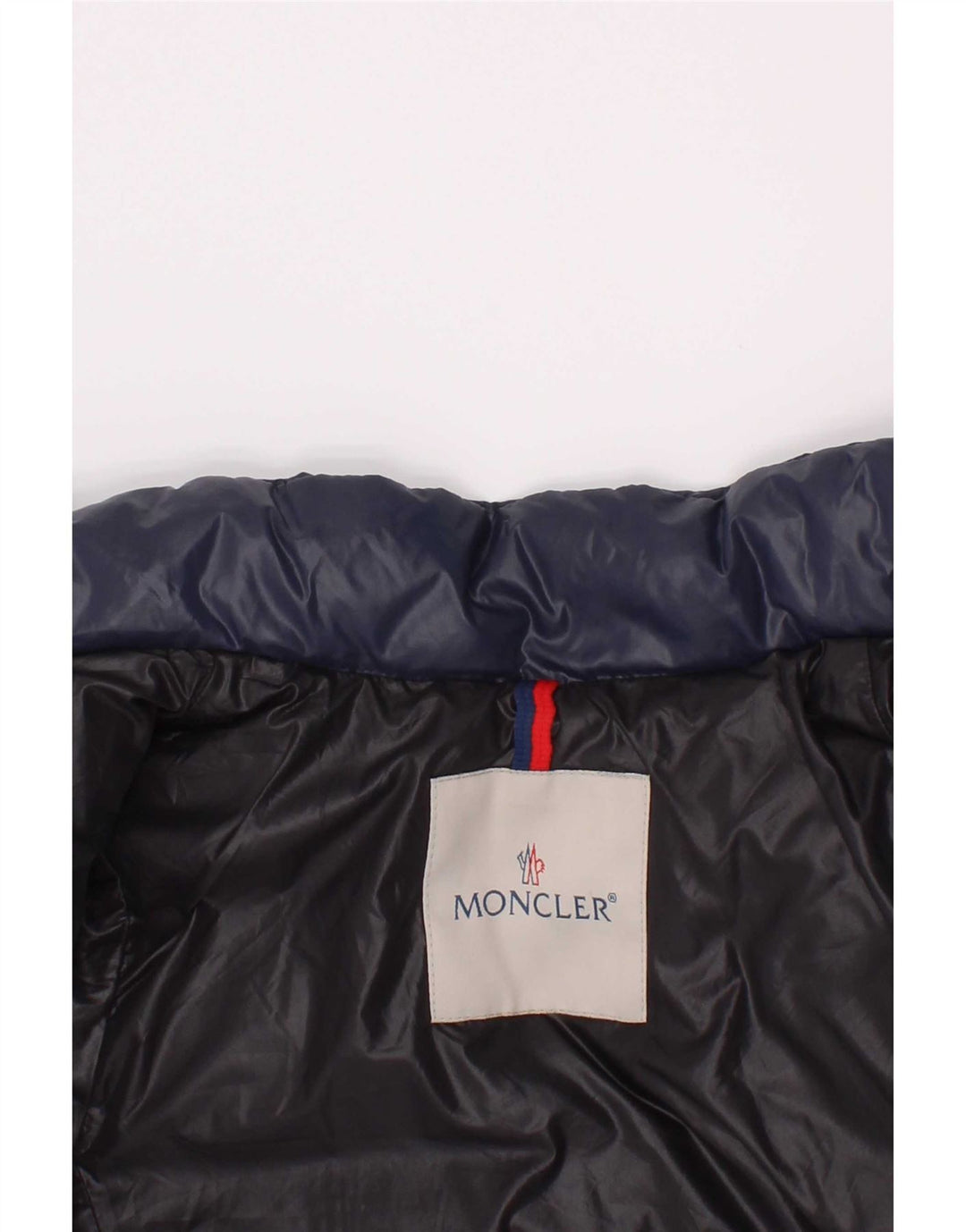 Jaqueta Moncler Baby Boys acolchoada 18-24 meses azul marinho poliamida