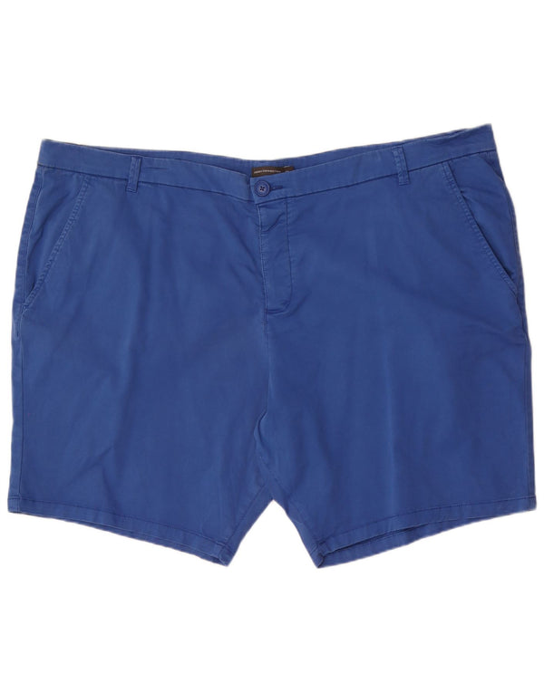 French Connection Mens Chino Shorts W48 4XL Algodão Azul