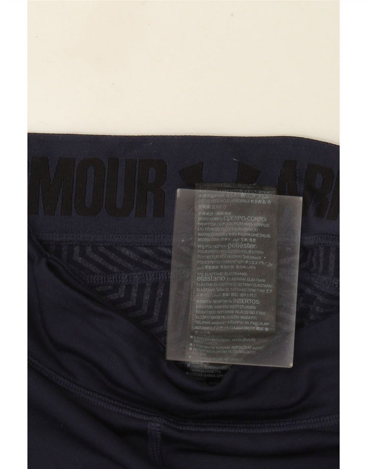 Leggings femininas Under Armour UK 4 XS azul marinho colorblock poliéster