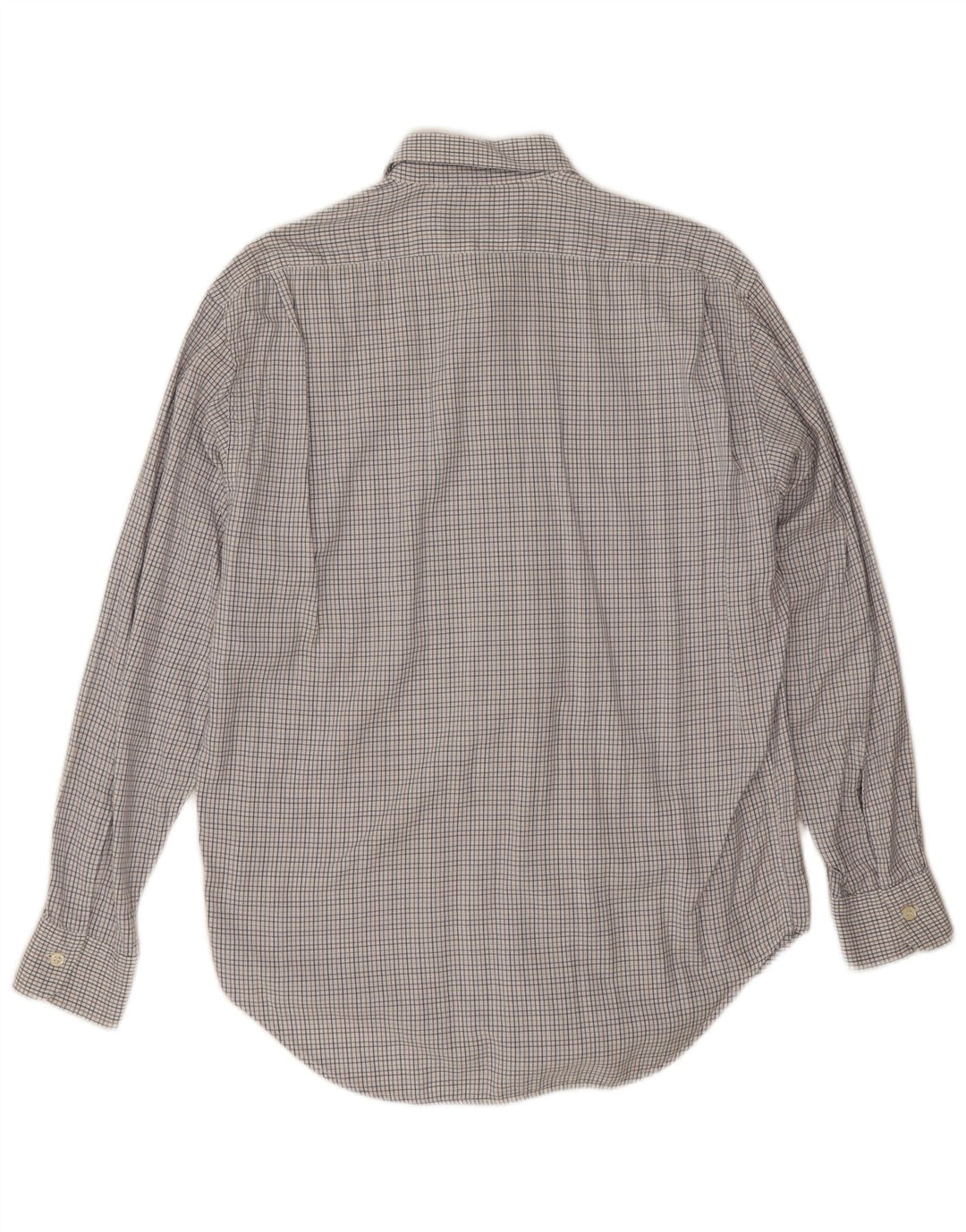 Camisa masculina Henry Cottons tamanho 39 15 1/2 cinza médio guingão