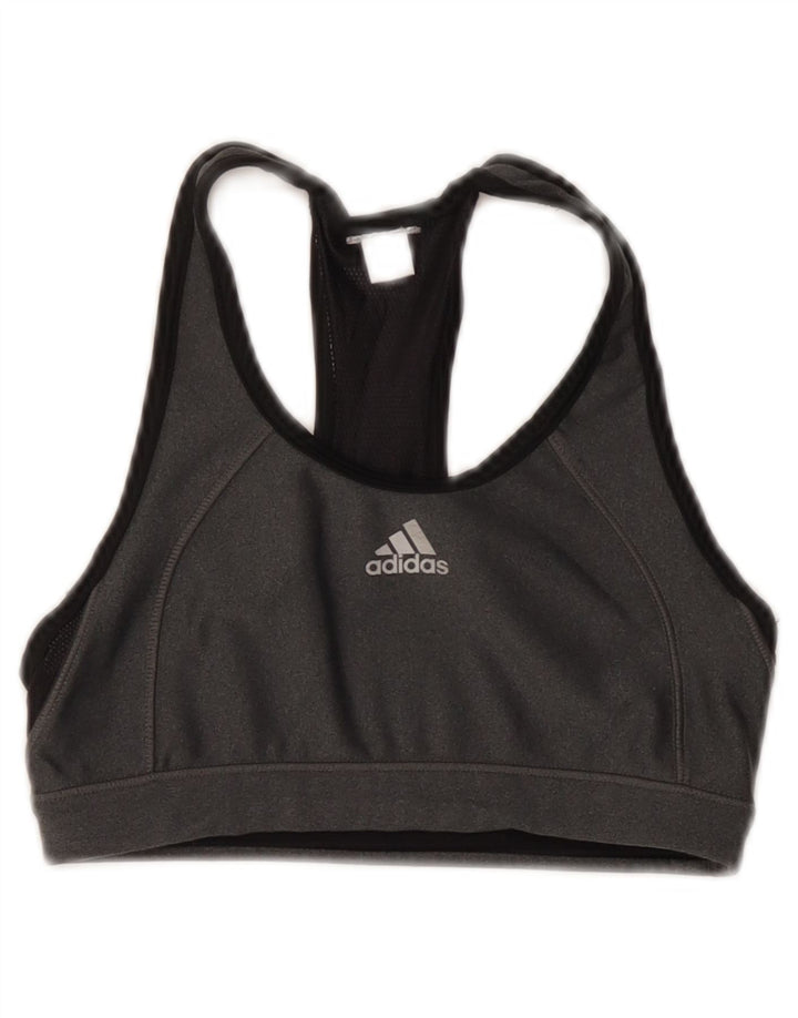Adidas Womens Sport Bra Graphic Vest Top Pequeno Cinza