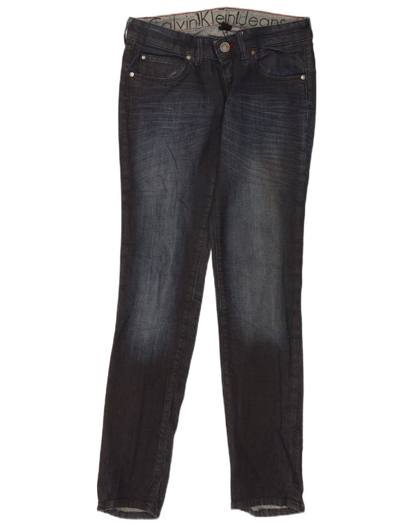 Calvin Klein Calça Jeans Feminina Body Fit Skinny W31 L33 Azul Marinho