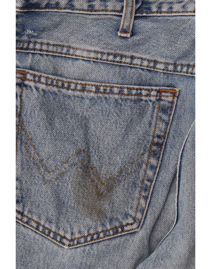 Wrangler Masculino Texas Straight Jeans W33 L32 Azul Algodão