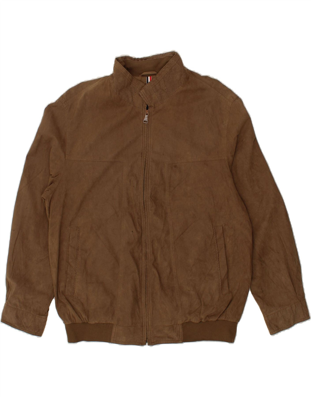 Jaqueta bomber masculina PIERRE CARDIN IT 56 3XL marrom poliamida