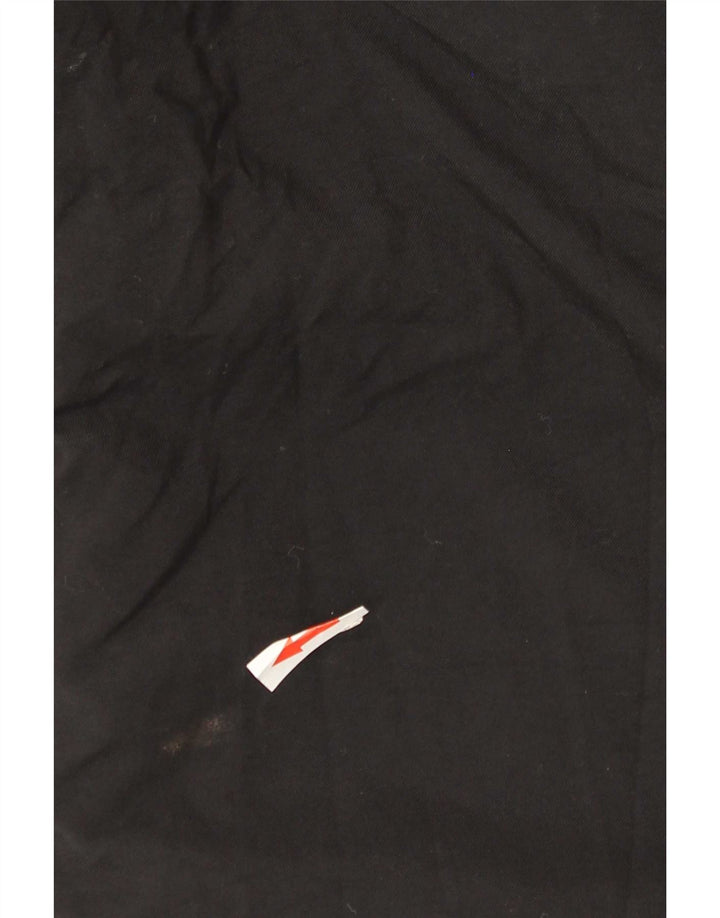 Jaqueta masculina Nike Graphic com capuz acolchoada Reino Unido 42/44 grande poliéster preto