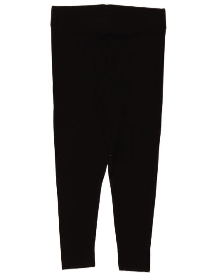 Leggings femininos Marks & Spencer UK 14 grandes viscose preta