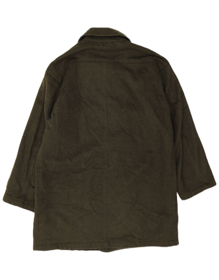 Sobretudo masculino Belfe & Belfe IT 50 grande lã verde
