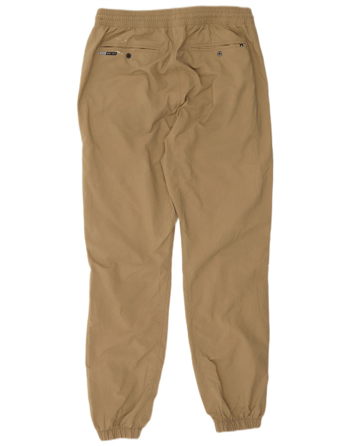 Hurley Mens Dri Fit Joggers Calças Impermeáveis Médio Bege Nylon
