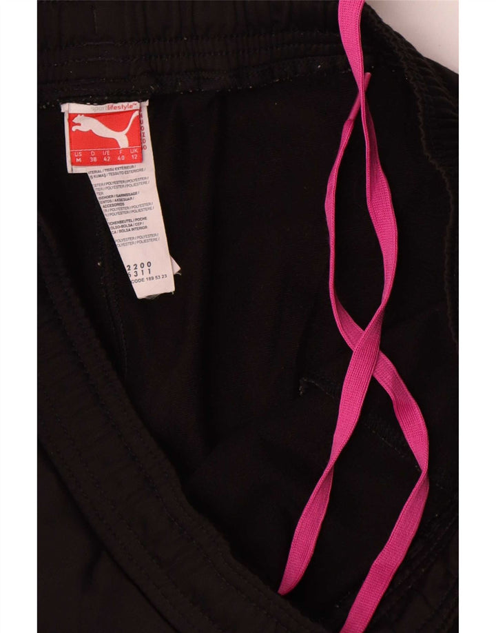 Calça de treino feminina Puma UK 12 poliéster preto médio