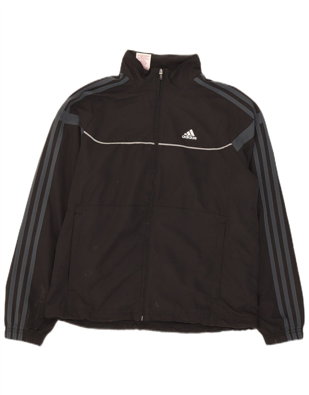 Jaqueta Adidas Menino Climalite Treino Top 13-14 Anos Cinza Poliéster