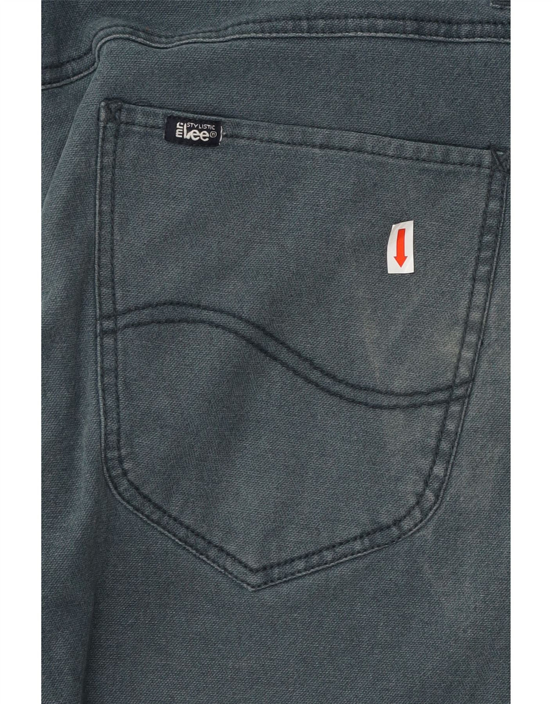 LEE Mens Chino Shorts W32 Médio Algodão Azul Marinho