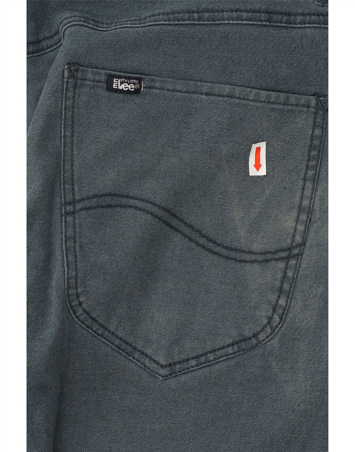 LEE Mens Chino Shorts W32 Médio Algodão Azul Marinho