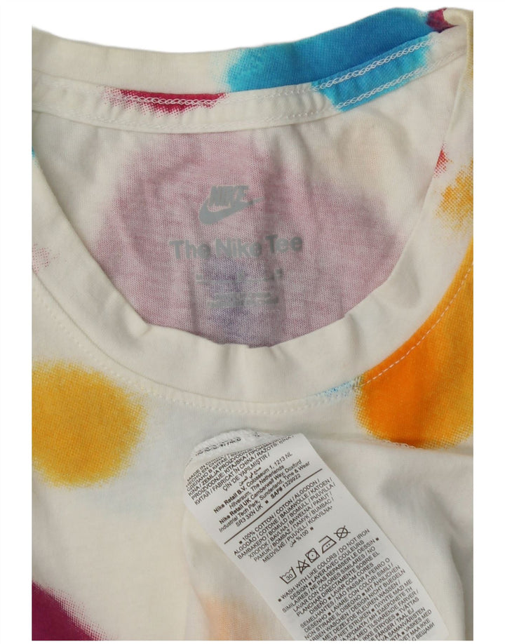 Camiseta Nike masculina gráfica Top Médio Multicolorido Tie Dye Algodão