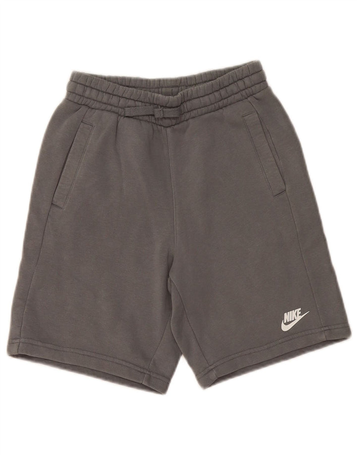 Shorts esportivos masculinos NIKE 10-11 anos cinza médio algodão