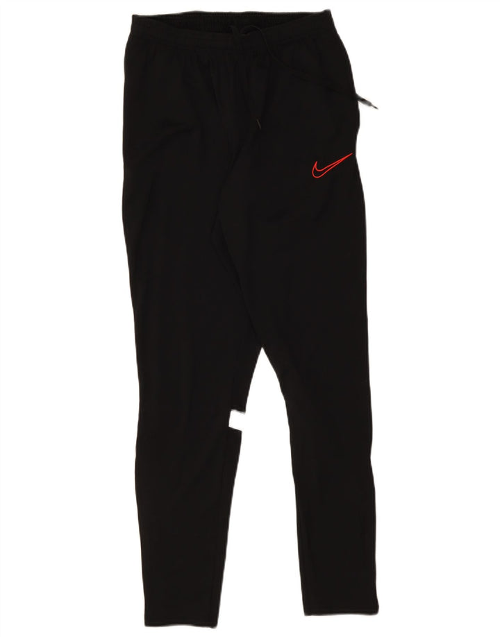 Calça de treino masculina Nike Dri Fit médio preto colorblock poliéster
