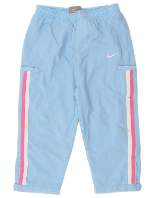 Calça corta-vento Nike feminina Graphic Cargo 2-3 anos listrada azul