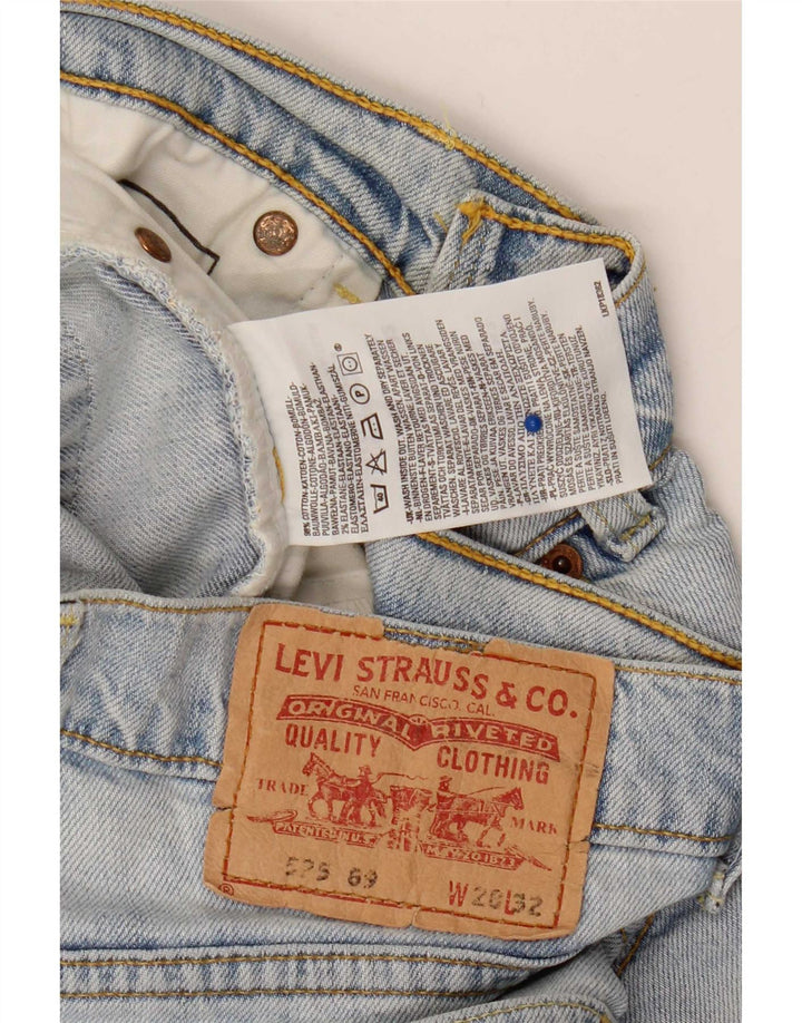 Calça jeans feminina Levi's 525 Bootcut W28 L32 azul algodão