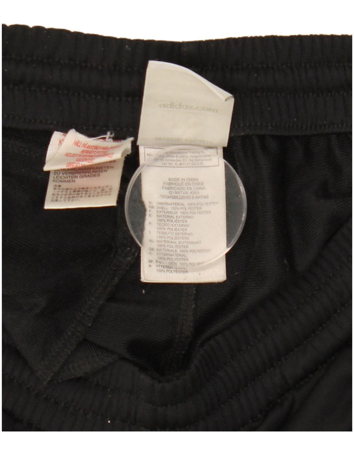 Adidas meninos calças de treino joggers 13-14 anos preto poliéster