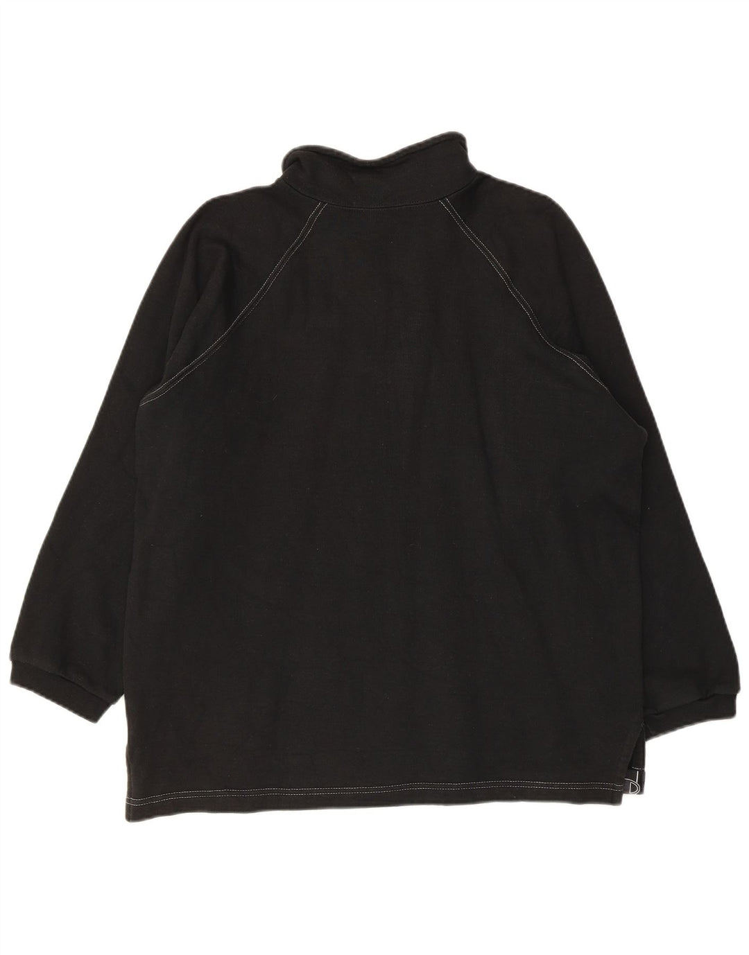 Moletom masculino Champion com gola e zíper, moletom médio preto de algodão