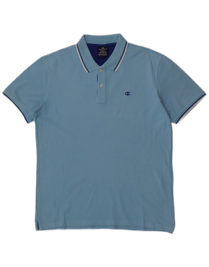 Camisa polo masculina Champion pequena azul