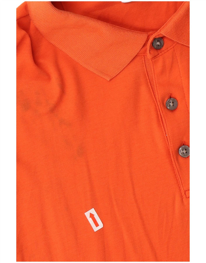 Camisa polo masculina CALVIN KLEIN XL algodão laranja