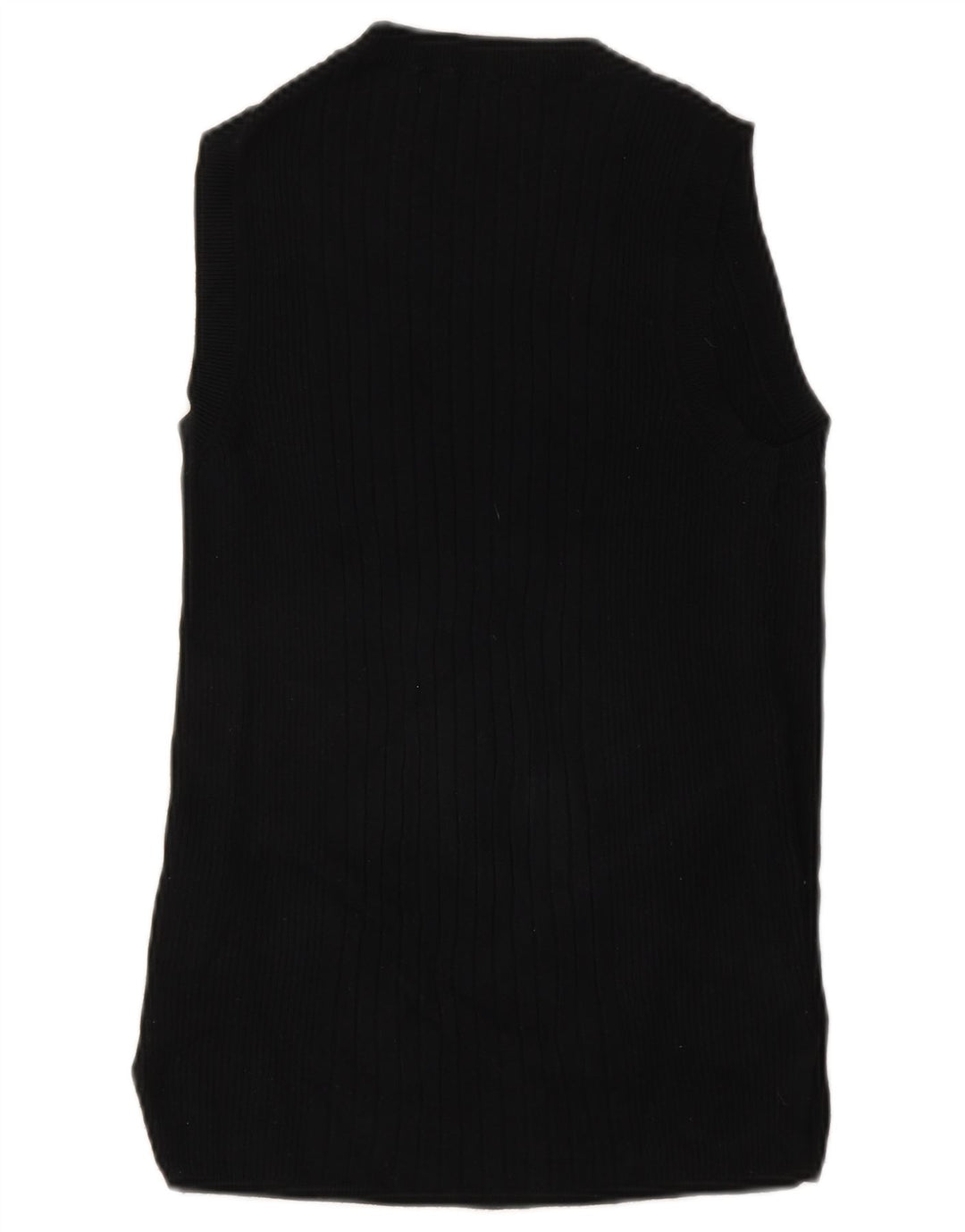 Colete feminino Marks & Spencer UK 14 viscose preta média