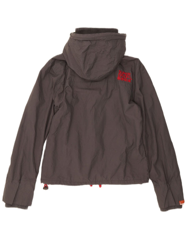 Jaqueta corta-vento feminina Superdry UK 12 cinza médio