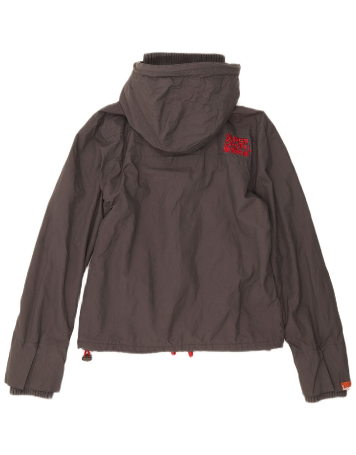 Jaqueta corta-vento feminina Superdry UK 12 cinza médio