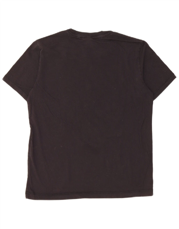 Camiseta masculina gráfica Champion pequena preta