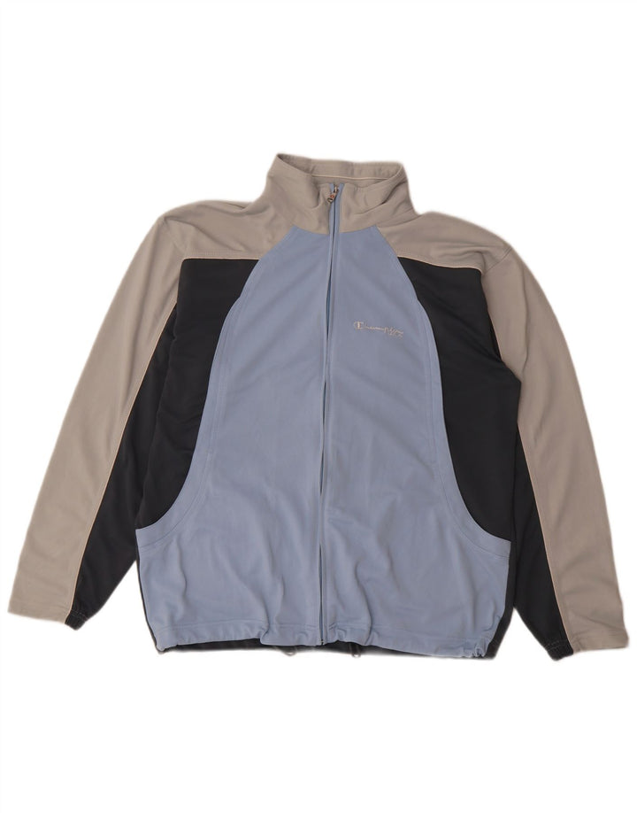 Champion Mens Full Tracksuit Médio Preto Colourblock Poliéster