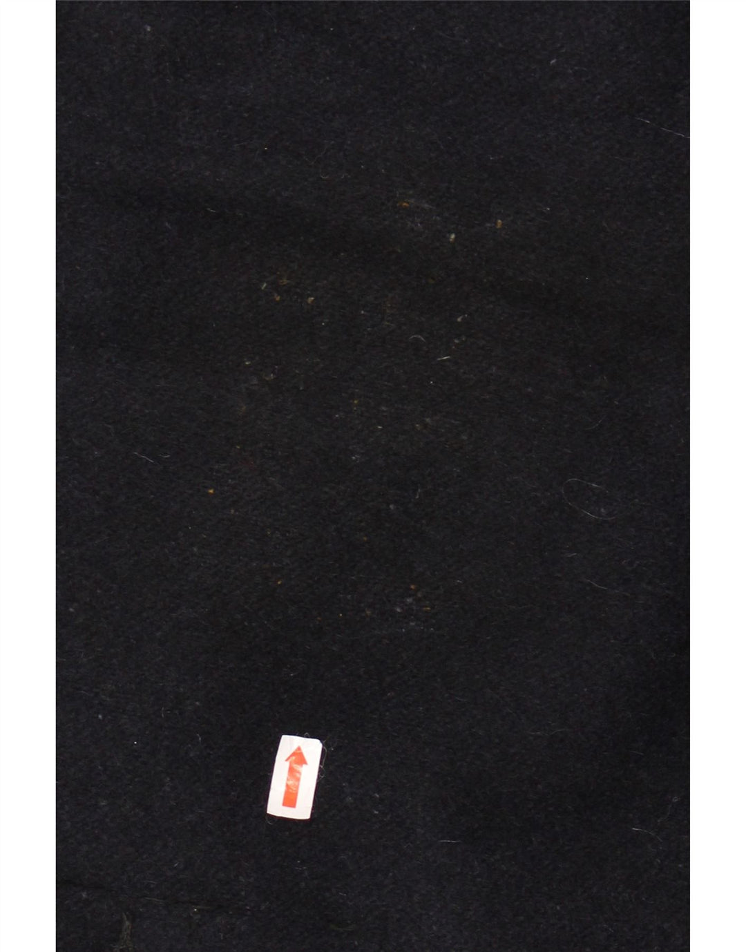 Sobretudo masculino VINTAGE solto IT 44 XS azul marinho lã colorblock