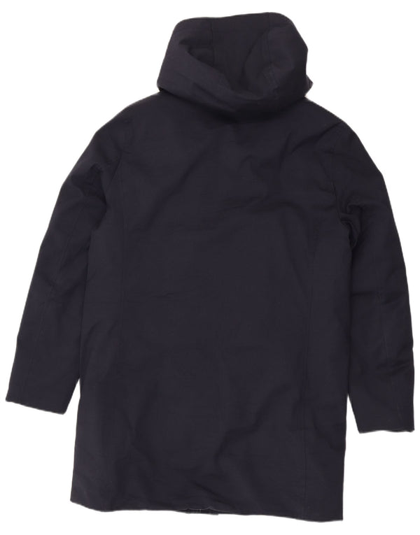 Casaco acolchoado com capuz masculino Gutteridge IT 48 poliéster azul marinho médio