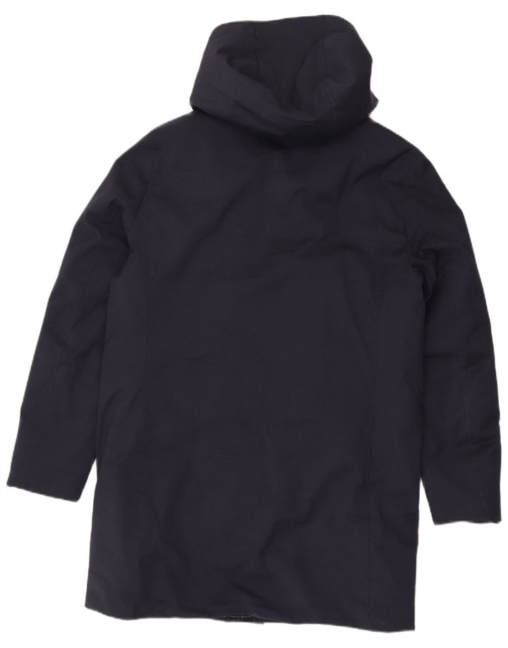 Casaco acolchoado com capuz masculino Gutteridge IT 48 poliéster azul marinho médio