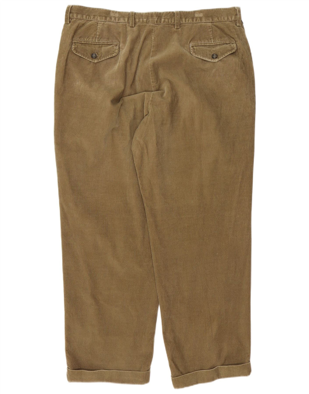 Calça masculina de veludo cotelê DOCKERS W38 L30 algodão cáqui