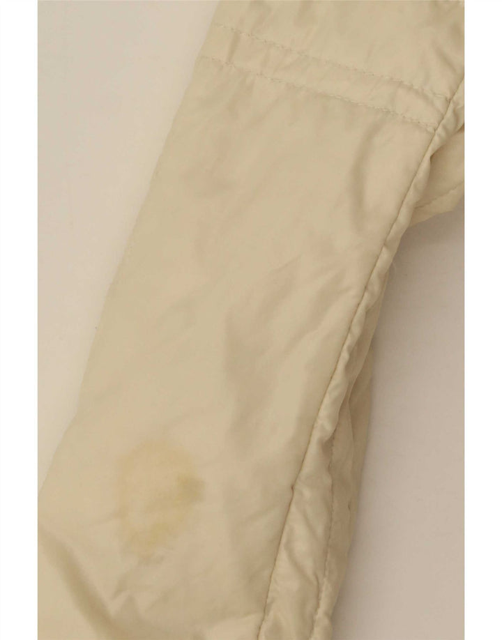 Jaqueta bomber feminina Moncler tamanho 1 pequena poliamida esbranquiçada