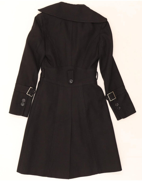 Sobretudo feminino Karen Millen UK 8 pequeno lã preta