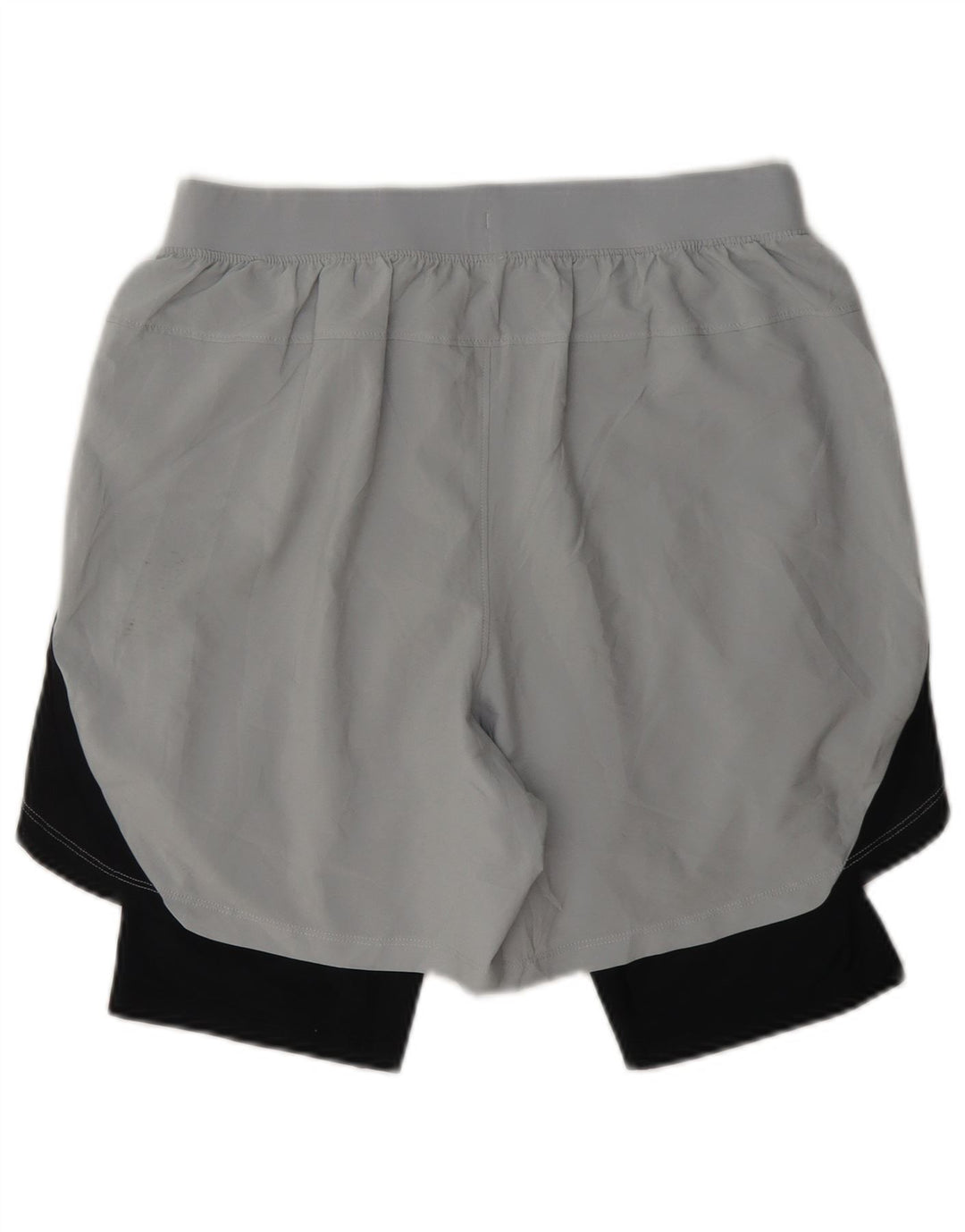Shorts esportivos masculinos Under Armour médio cinza colorblock