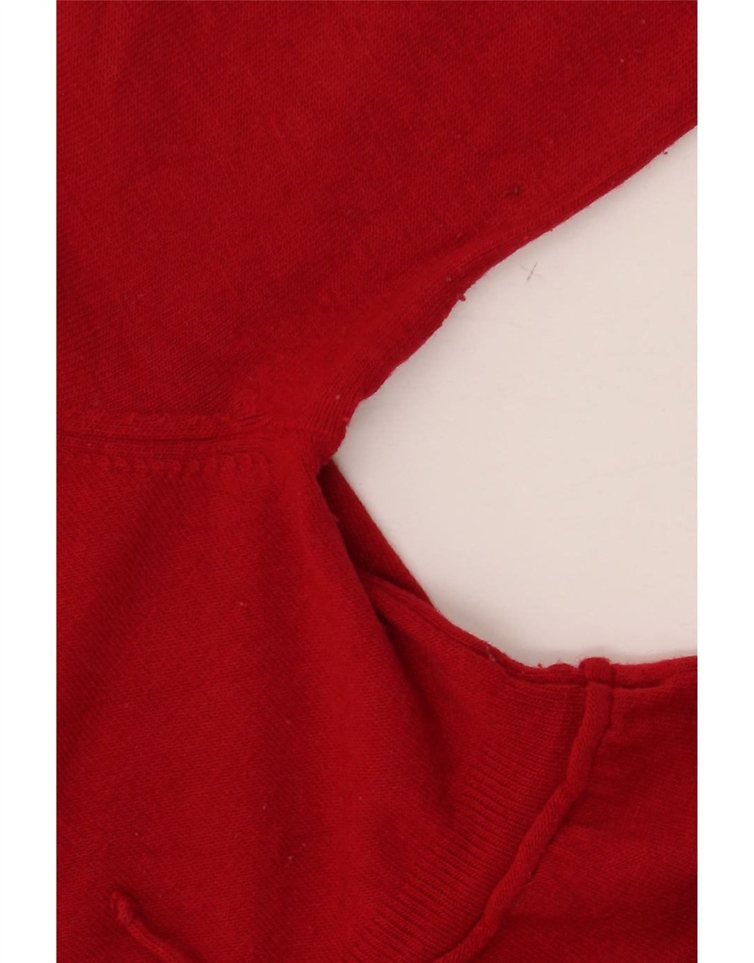 Suéter feminino CALVIN KLEIN JEANS com gola canoa gráfico Reino Unido 10 pequeno vermelho