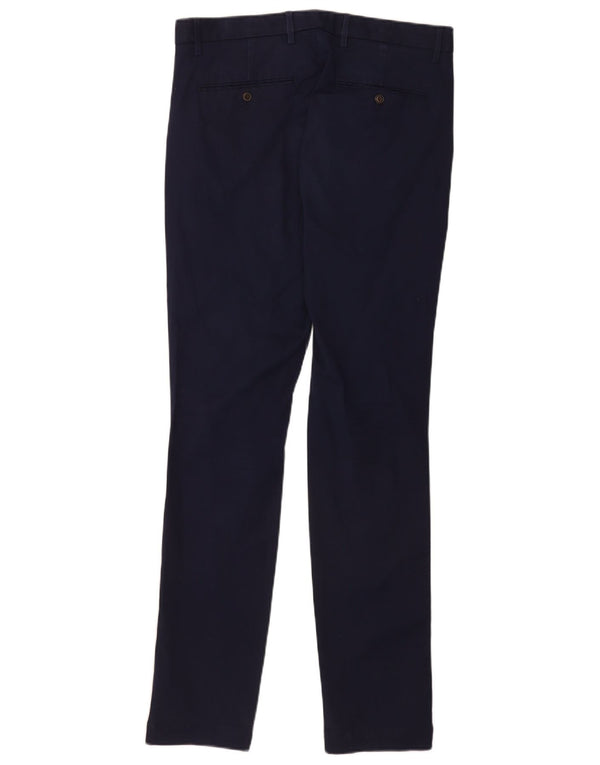 Calça Chino Masculina Slim Fit Gap W32 L34 Algodão Azul Marinho