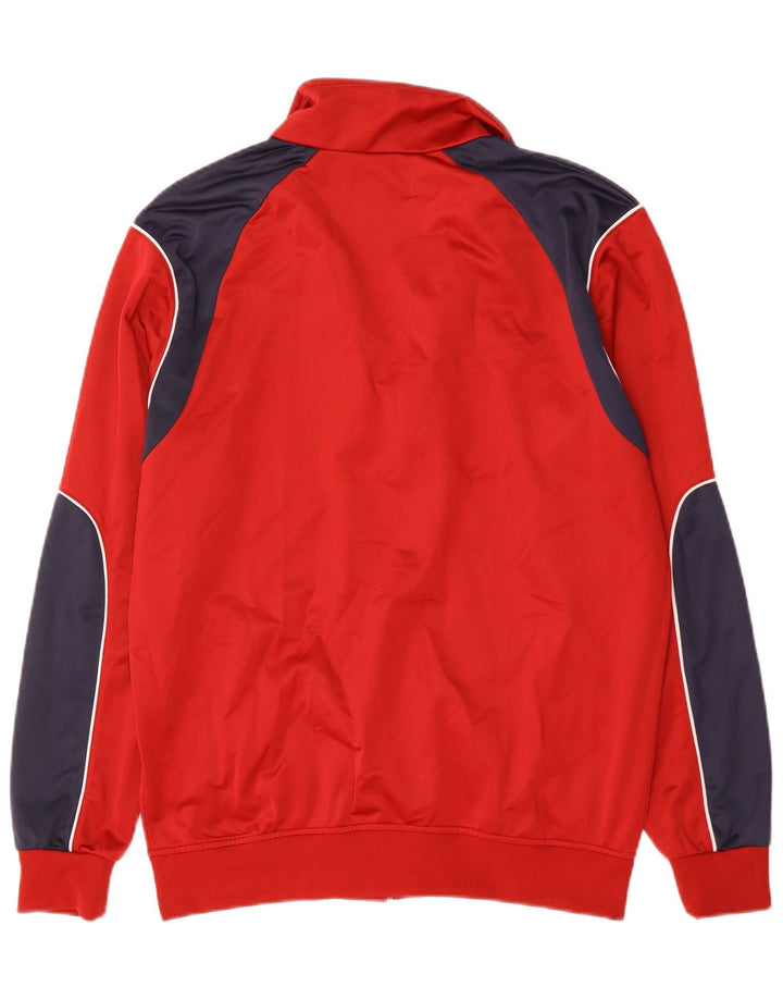 Kappa Mens Treino Top Jacket XL Vermelho Colourblock Poliéster