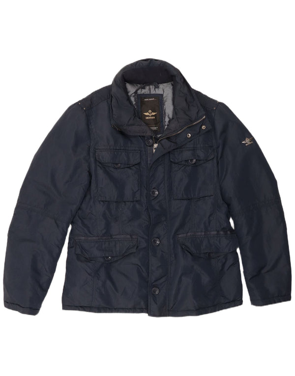 Jaqueta utilitária masculina Dekker UK 42 XL azul marinho poliamida