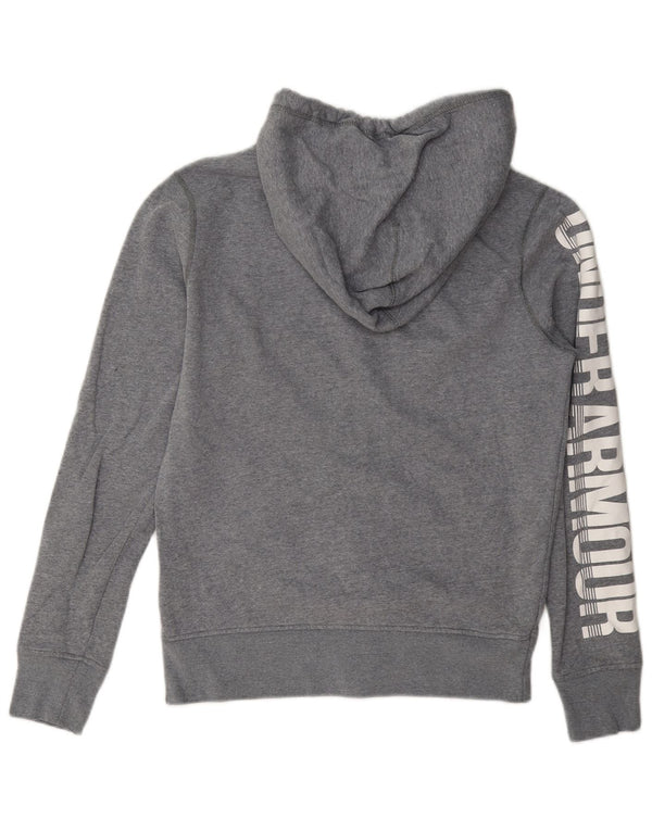 Suéter masculino Under Armour Graphic Zip com capuz XS algodão manchado cinza