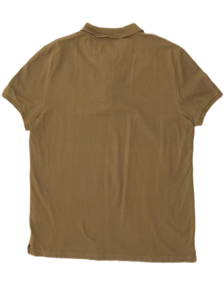 Camisa polo masculina Rifle 2XL algodão cáqui